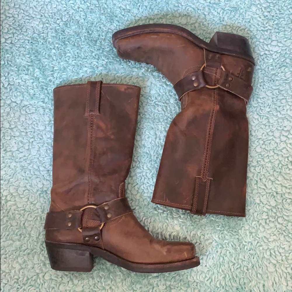 Frye Harness Boots - Picture 1 of 6